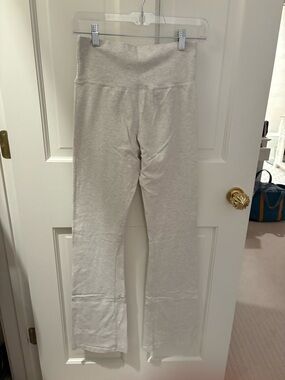 Light Grey Stretch Flare Pants